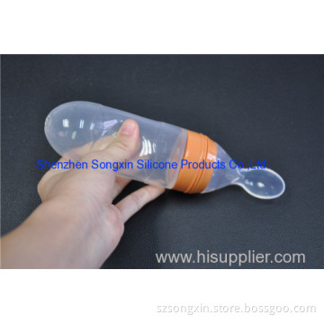 Flask Baby Bottle With Spoon 